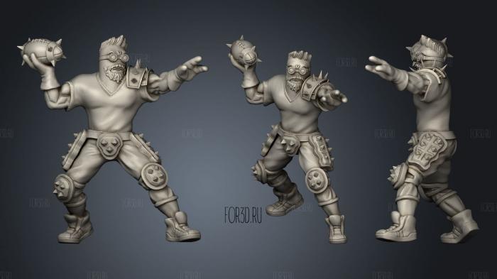 Fantasy Football Dorkiek stl model for CNC