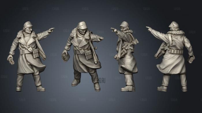 Muddy Officer stl model for CNC