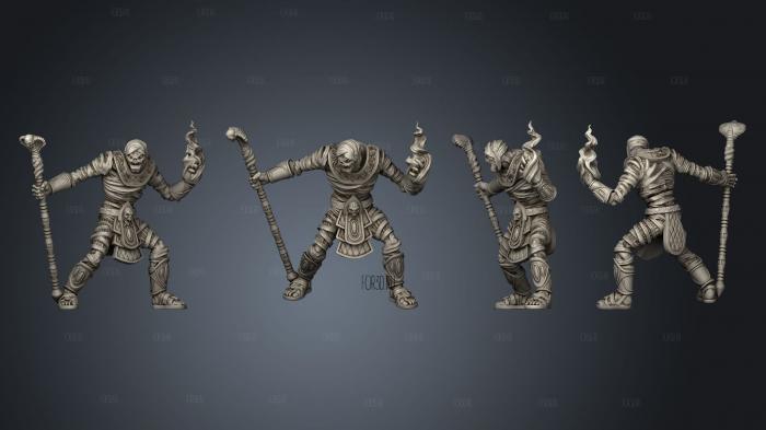 Mummy Mage 3d stl модель для ЧПУ