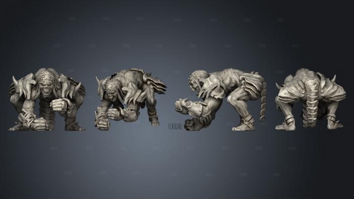 Muscle Golem Ground Smash Large 3d stl модель для ЧПУ