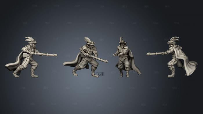 Musketeer Musket 3d stl модель для ЧПУ