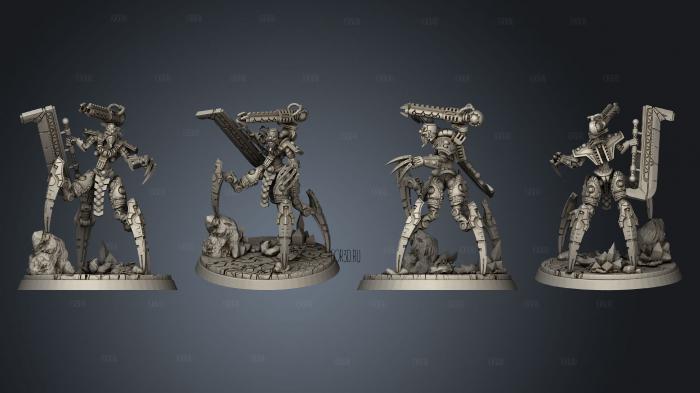 Necroyd Tomb Lords Scorpion Lord stl model for CNC
