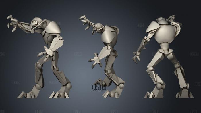 General Grievous stl model for CNC