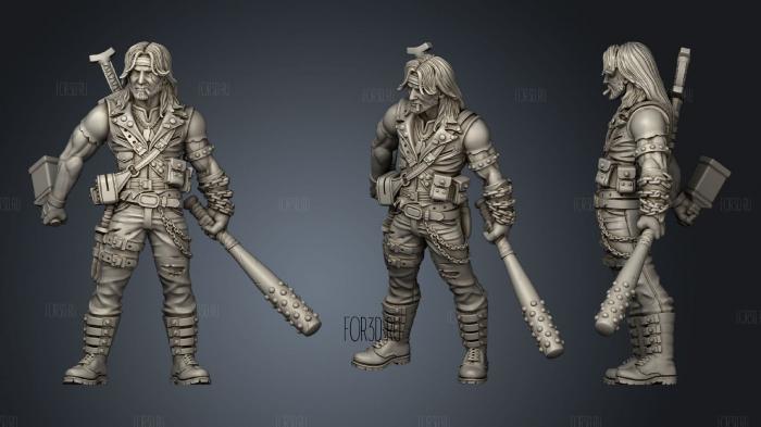 Gerardo From Wasteland 3d stl модель для ЧПУ