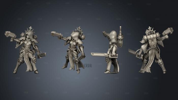 Nun of battle fixed stl model for CNC