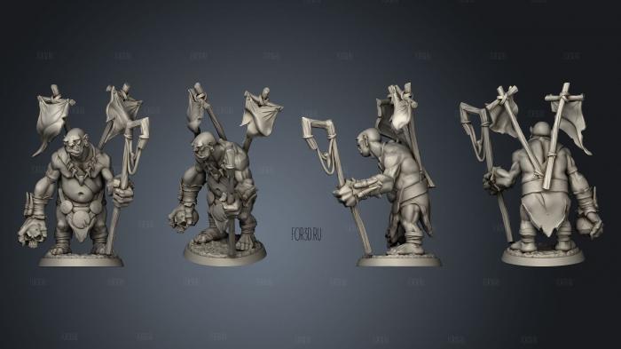 Ogre Bannerlord stl model for CNC