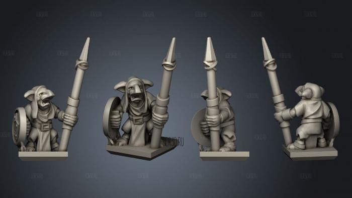 Ogre Gnoblar 12 stl model for CNC