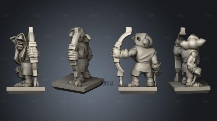 Ogre Gnoblar 13 stl model for CNC