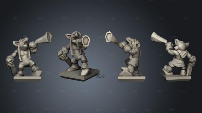 Ogre Gnoblar 14 stl model for CNC