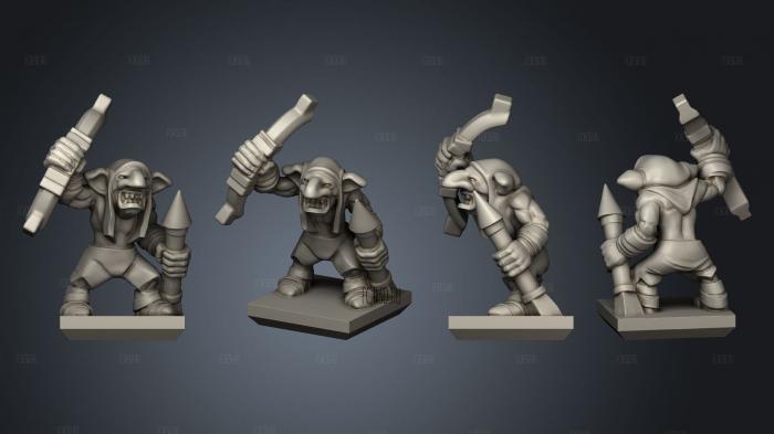 Ogre Gnoblar 15 stl model for CNC