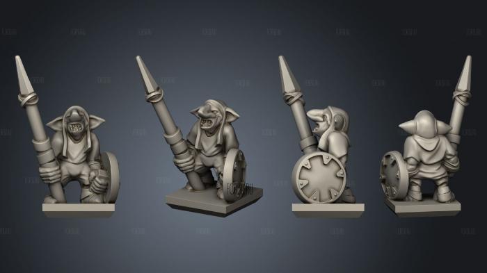 Ogre Gnoblar 28 stl model for CNC