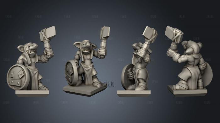 Ogre Gnoblar 29 stl model for CNC