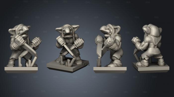 Ogre Gnoblar 34 stl model for CNC