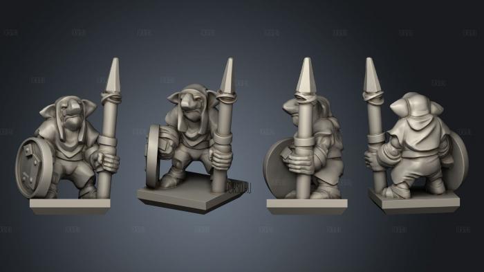 Ogre Gnoblar 37 stl model for CNC