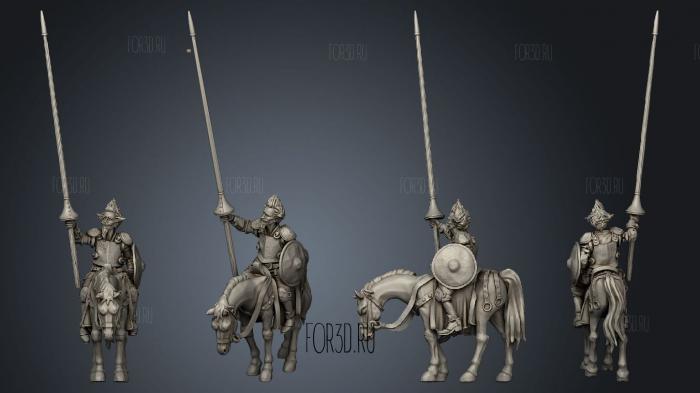 Old Knight stl model for CNC