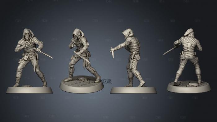 One Eyed Rogue No Supports stl model for CNC