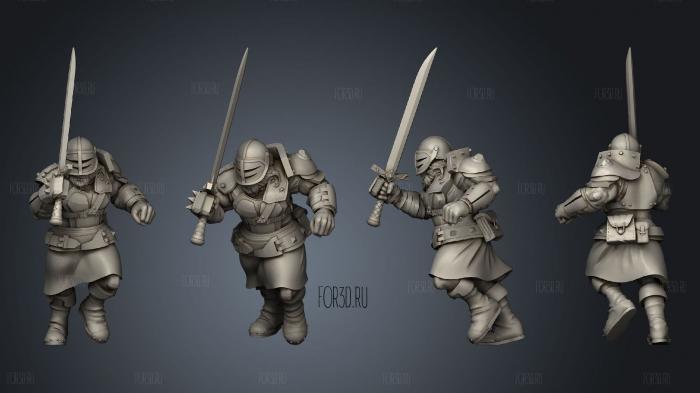 Orc Barbarian 05 stl model for CNC