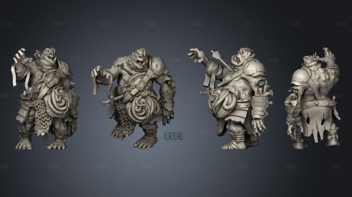 Orc Zombie 2 stl model for CNC