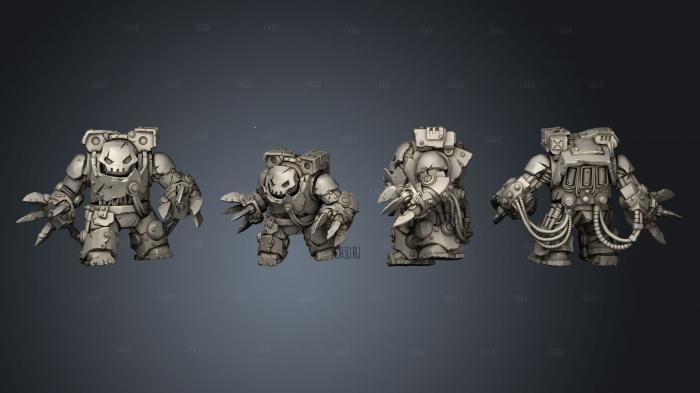 Orcs in Buster Armours 03 stl model for CNC