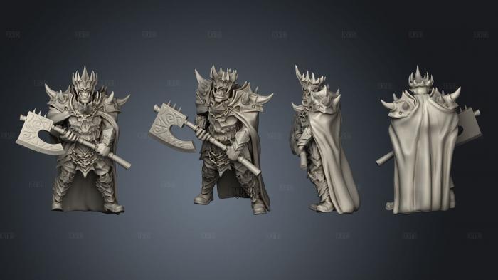 Ork king stl model for CNC