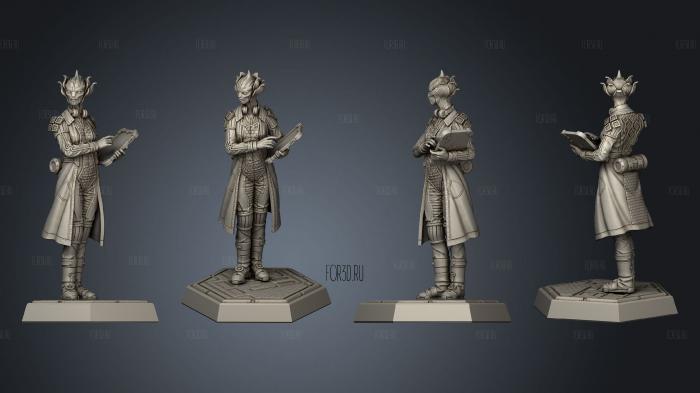 Petaloid Scientist 3d stl модель для ЧПУ