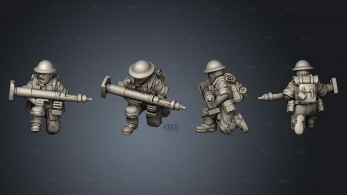 PIAT GUNNER 01 3d stl модель для ЧПУ