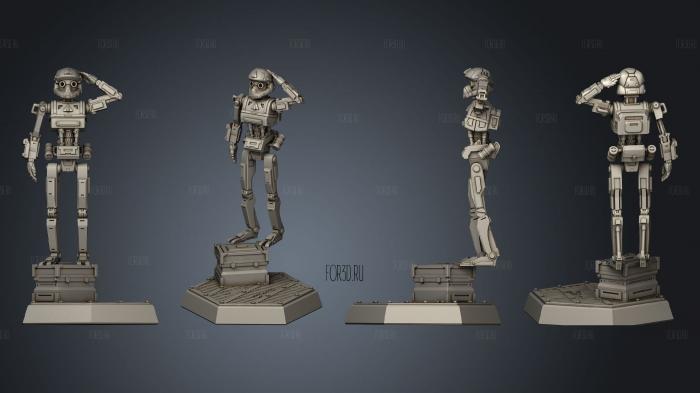 Pilot Bot stl model for CNC