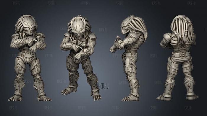 PILOT SKULL HUNTER stl model for CNC