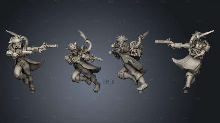 Pirate 02 Human Female 3d stl модель для ЧПУ