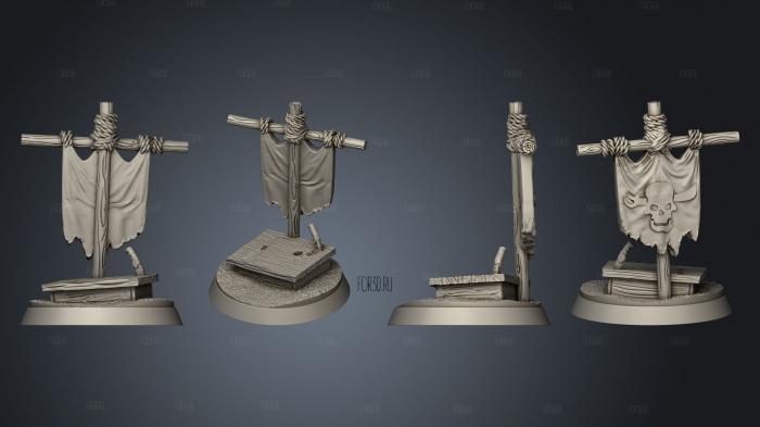 Pirate 05 Human Male Base v 2 stl model for CNC