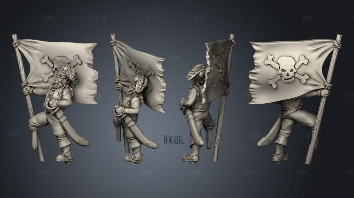 Pirate 08 Human Male stl model for CNC