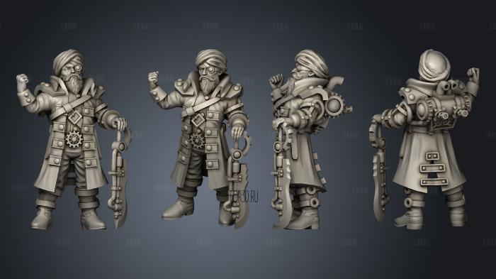 Pirate Captain Nemo 01 3d stl модель для ЧПУ