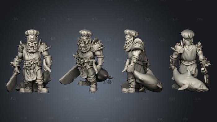 Pirate of the orc bay 10 stl model for CNC