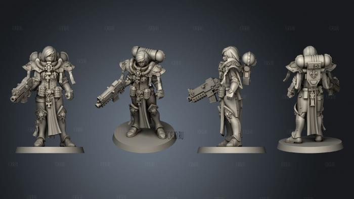 Proxy lady of war stl model for CNC