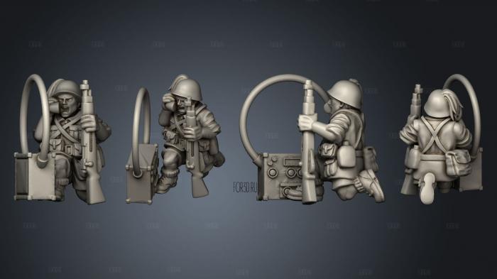 RADIO OPERATOR 10 stl model for CNC