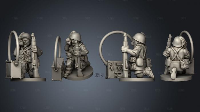 RADIO OPERATOR 11 stl model for CNC