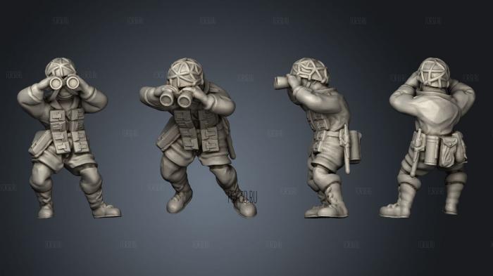 Raketen werfer 01 stl model for CNC