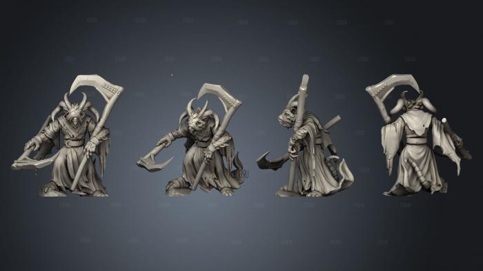 Ratfolk Sorcerer Head A 002 3d stl модель для ЧПУ