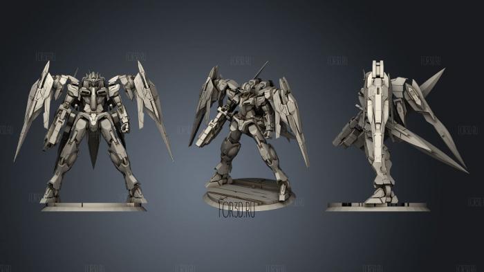 Gundam Raiser stl model for CNC