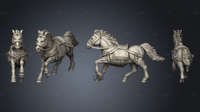 ROMAN HORSE A stl model for CNC