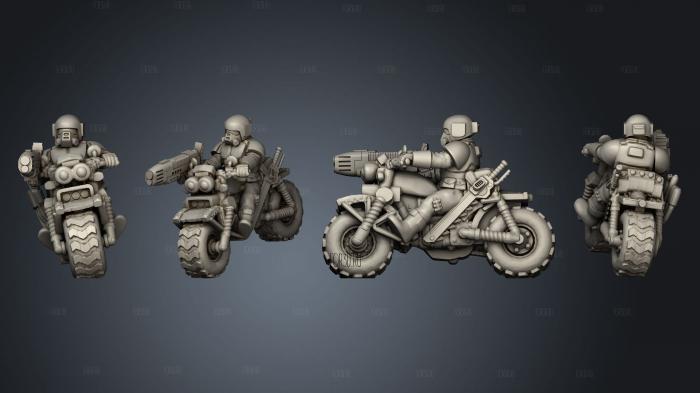 rough ride riders 2 stl model for CNC