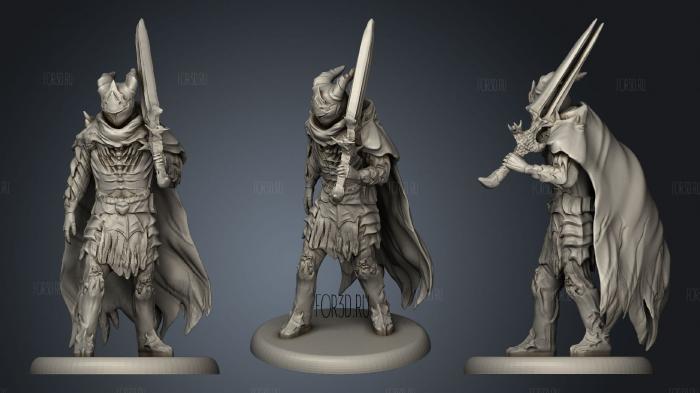 Haunted Knight stl model for CNC