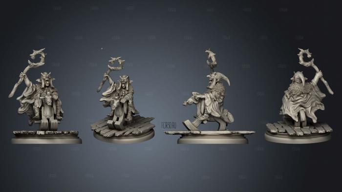 Santa and the Gnome Thieves Shaman Toy stl model for CNC