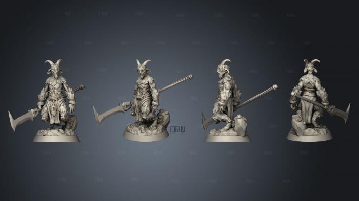 satyr champion stl model for CNC