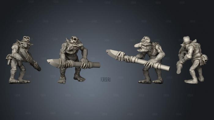 Savage Goblins A 2 stl model for CNC