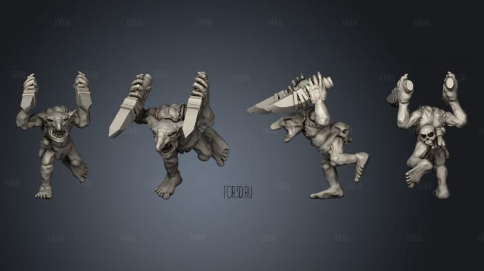 Savage Goblins A 9 3d stl модель для ЧПУ