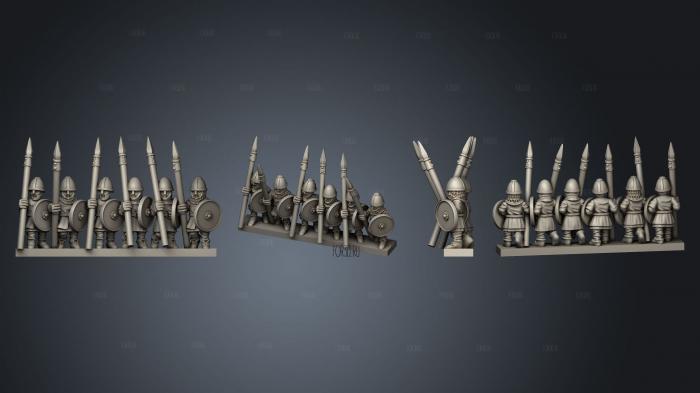 SAXON MILITIA STRIPE 07 stl model for CNC