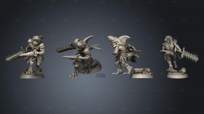 Sekolin Sanctum Warrior stl model for CNC