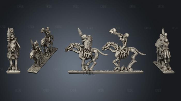 Skeleton Cavalry Spear 03 stl model for CNC