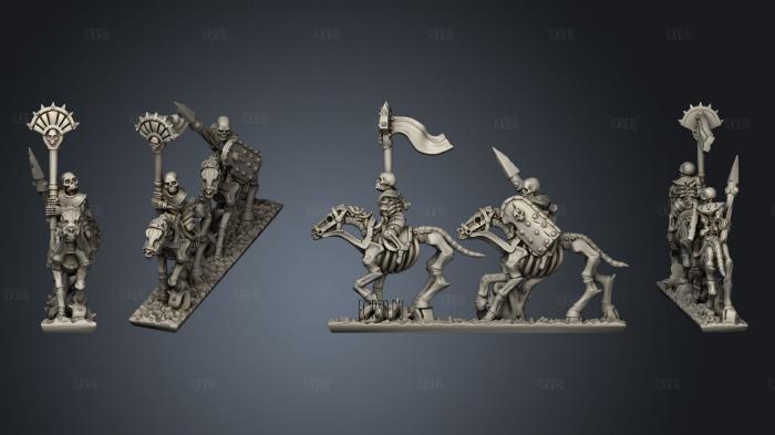 Skeleton Cavalry Spear 04 stl model for CNC
